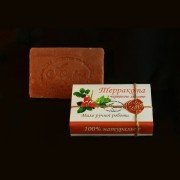 100% Натуральное мыло холодной варки Терракота с красной глиной