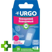 Набір пластирів медичних Urgo Невидимий прозорих, різних розмірів