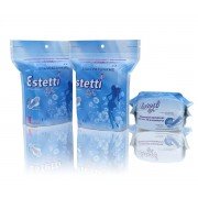 Ультратонкие гигиенические прокладки с крылышками LC 08 Estetti Life Cotton Normal (для юных леди)