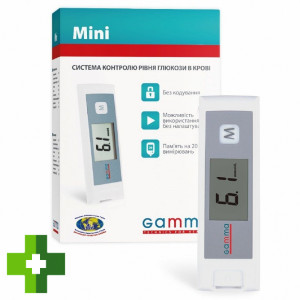 Глюкометр Gamma Mini тест-смужки