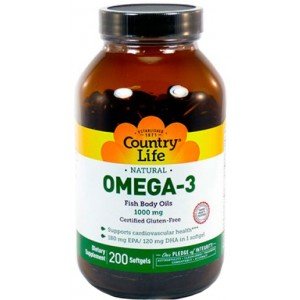 Country Life Омега-3 рыбий жир