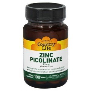 КАНТРІ ЛАЙФ | COUNTRY LIFE Піколінат цинку 25 мг табл. №100