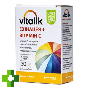 Віталік ехінацея + вітамін С Baum Pharm