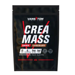 Гейнер Vansiton Creamass, шоколад, 900 г