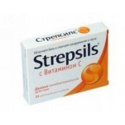 Стрепсілс з віт. С